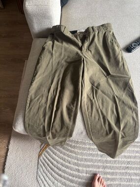 Caslon Olive Khaki Women’s Chino Pants